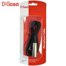 Hosa 5FT XVM-105M XLR Male to Right Angle 3.5mm TRS Cable