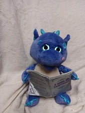 Cuddle Barn Dalton The Storytelling Dragon Plush Lights Up/Moves/Reads 5 Stories