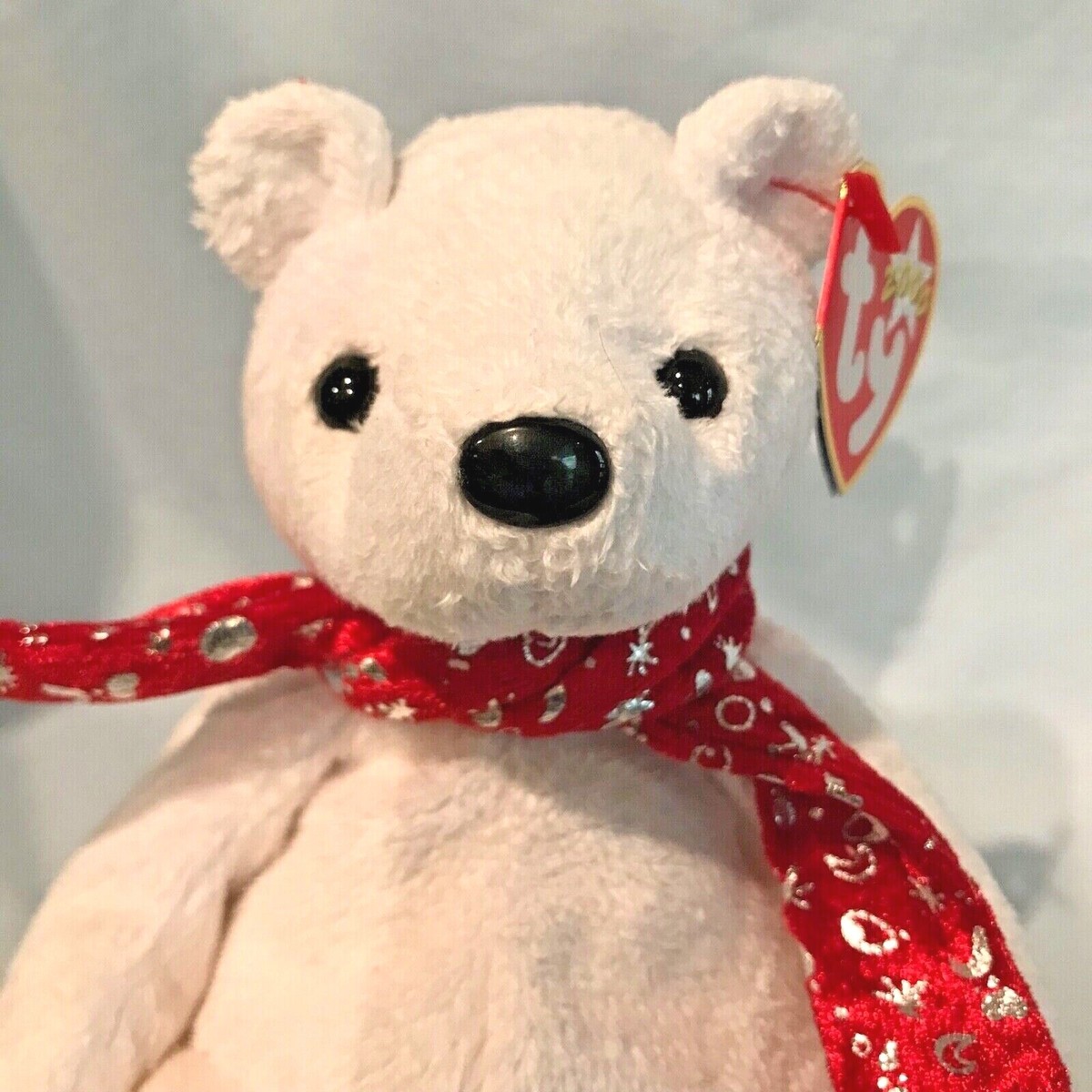 2000 Holiday Teddy #4332 Ty Beanie Baby 2000 PE Retired Bear
