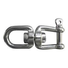 Stainless Steel Swivel Connector / Shackle in 316 Marine Grade, Chains, Mooring