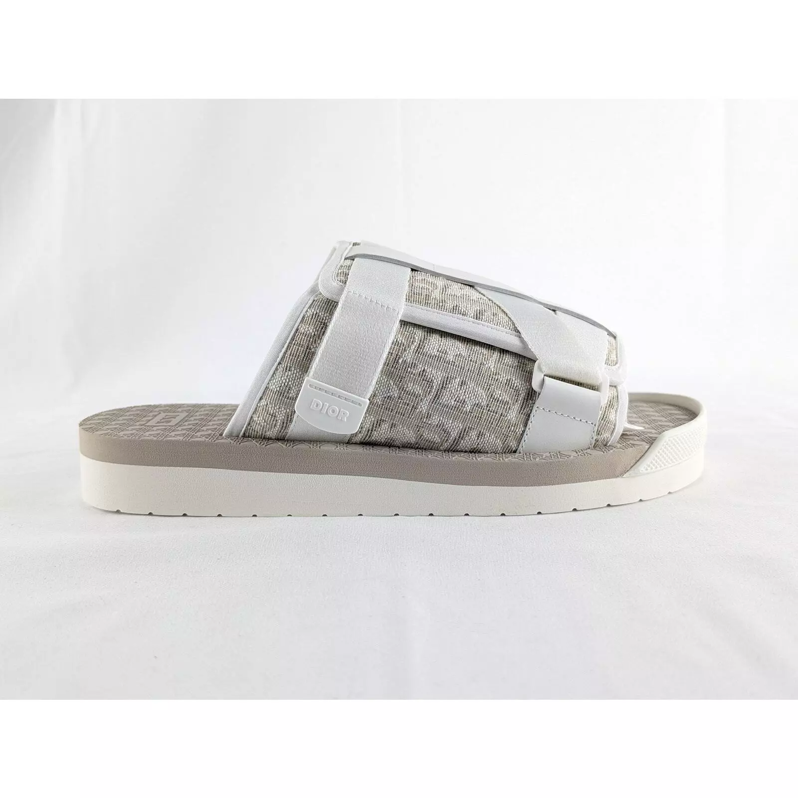 Sandale Dior M Alpha en beige/blanc neuve avec étiquettes 40
