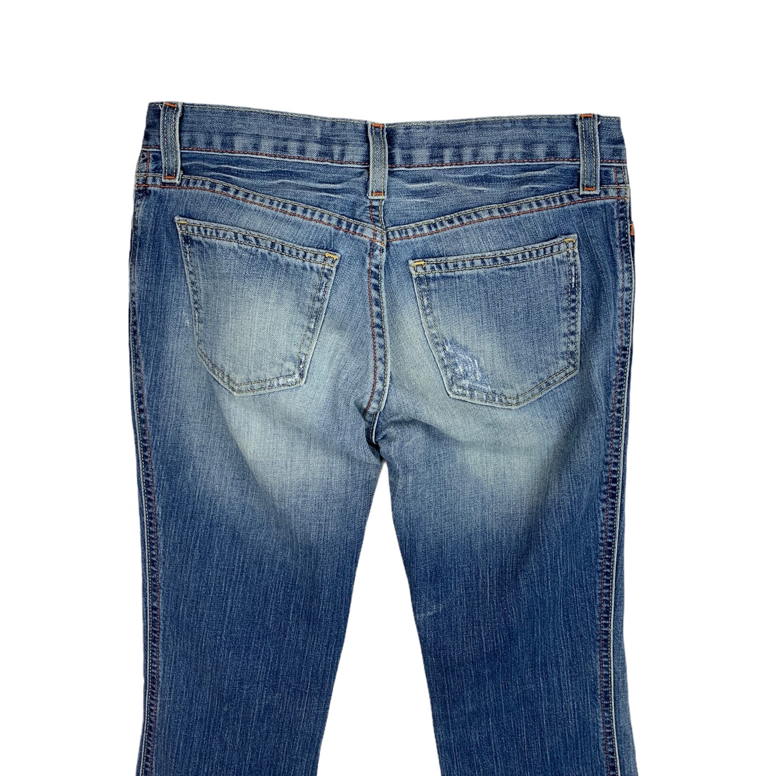 GAP Womens Jeans 28x32 Ultra Low Rise Bootcut Blue De… Gem