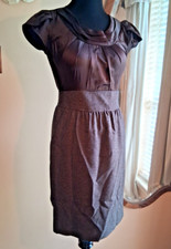 The Limited Collection Dress Size 0  Sheath Dress Brown Work Career  NEW wtags