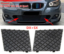 Coppia Griglia Paraurti Anteriore DX+SX Nero per BMW E60 E61 M Sport Package