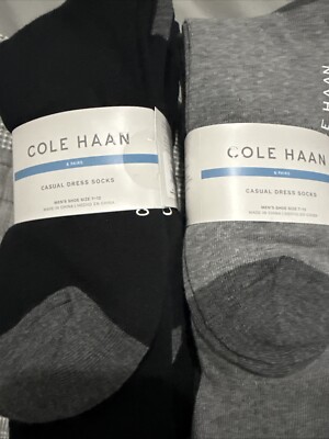 cole haan casual dress socks Cole Haan Men's Dress Sock, 6-pair's Dress Sock, Assorted Colors Same-Day  Delivery