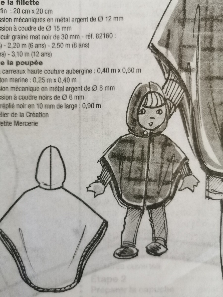 Patron Couture Poupée – Modes Et Travaux – Février 2022 – Complet Non Découpé