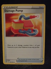 125PK156- Damage Pump- 156/196 -Lost Origin - Uncommon *