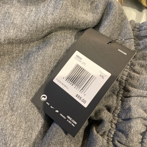 Nike Training Tapered Fleece Joggers Sweatpants Gym Grey 932245-071 Men Size XXL - Bild 6 von 7