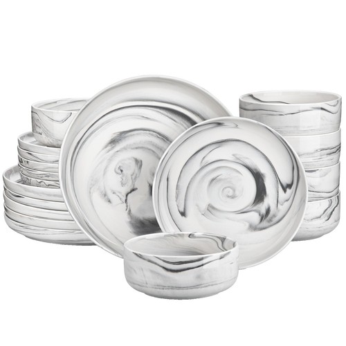 Efavormart 6-Pack 13" Acrylic Round Charger Plates - Silver, For Weddings, Parties & Table Decor - View #6