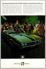 VINTAGE PRINT AD PONTIAC FIRBIRD 400 ENGINE WIDE TRACK