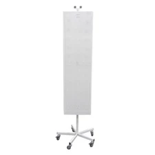 White or Black - Metal Pegboard Rotating Floor Spinner Magnet Hooks Display Rack