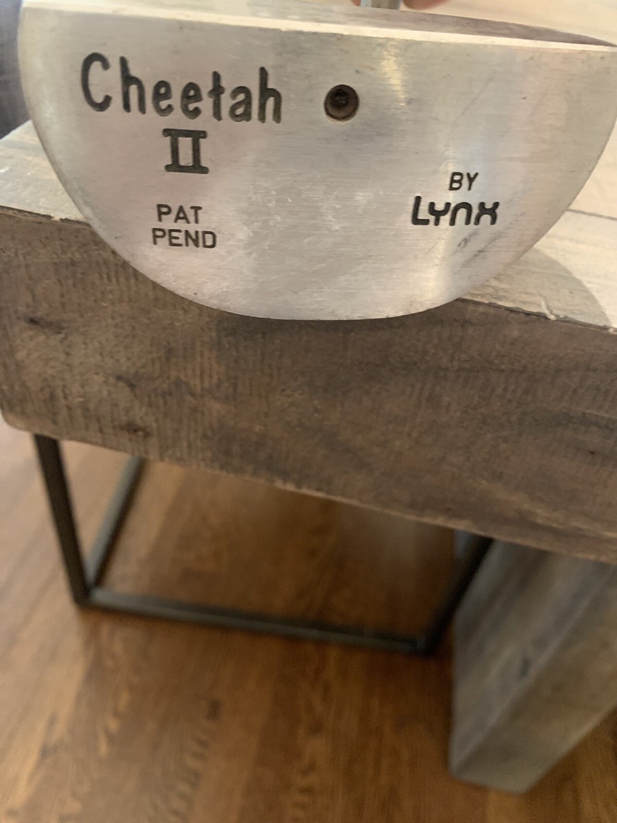 VINTAGE CHEETAH II BY LYNX ADJUSTABLE LIE PUTTER Pat Pending RARE