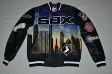 PRO STANDARD Men's CHICAGO WHITE SOX  Black REMIX  Varsity Jacket NEW ALL SIZES