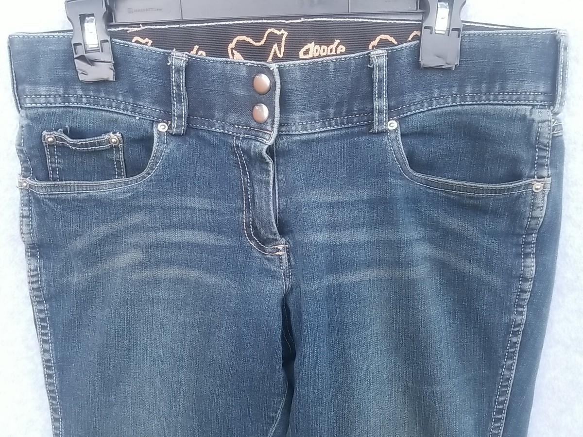 Culotte D'équitation Goode Rider Femme - Taille 32 Bleu - Pleine Assise En Coton