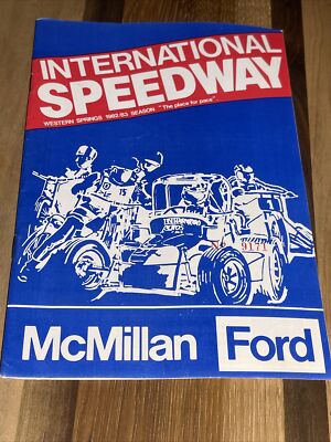 Stan Fox Midget Racing 1982 New Zealand Motorcycle/Sprint/Midget Race Program, Featuring Stan ...