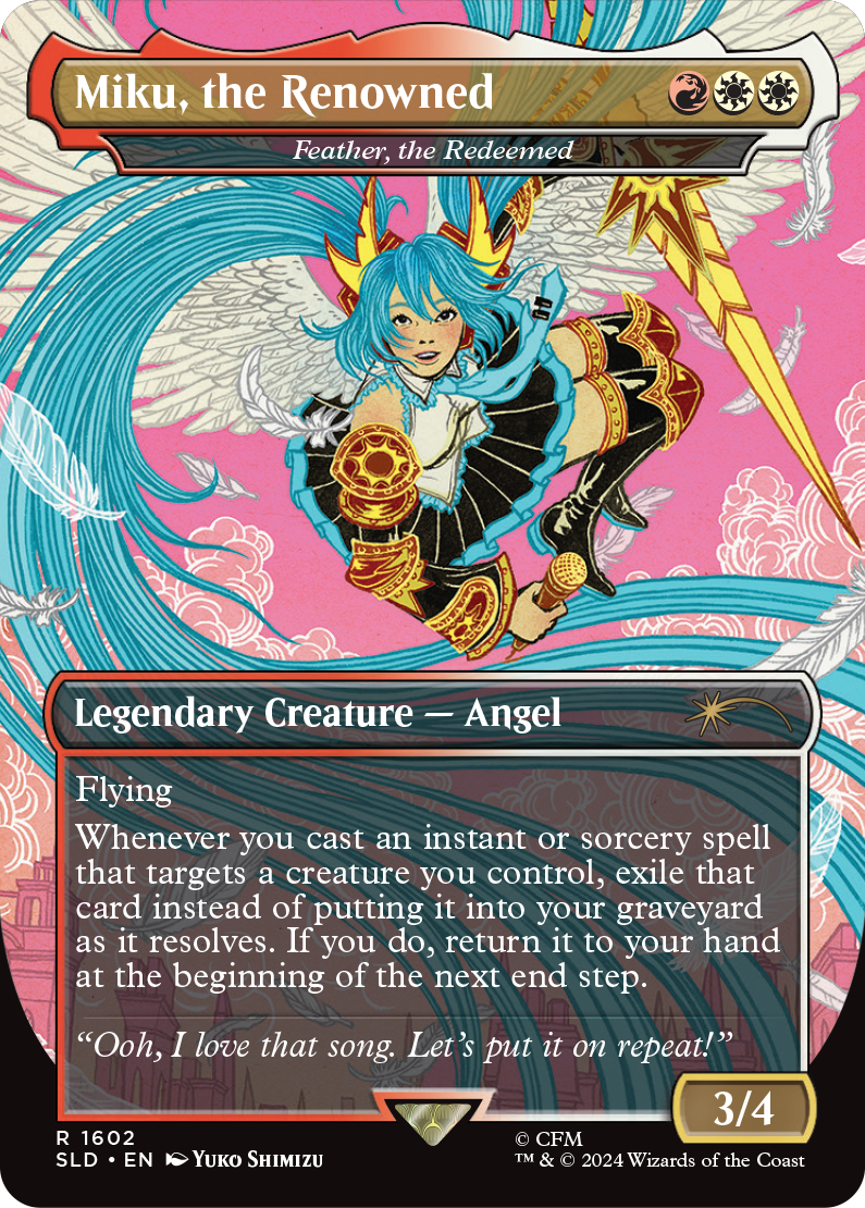 Magic the Gathering Secret Lair x Hatsune Miku: Sakura Superstar