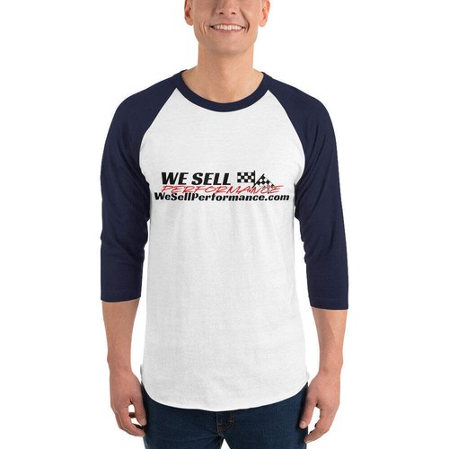 WeSellPerformance 3/4 Sleeve Raglan Shirt - Multiple Sizes & Colors - Foto 50 di 77