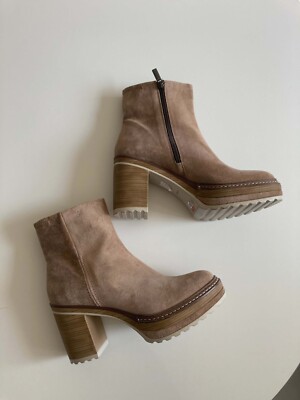 Wildleder Stiefel Stiefelette Braun 39 Philip Hardy Stiefel