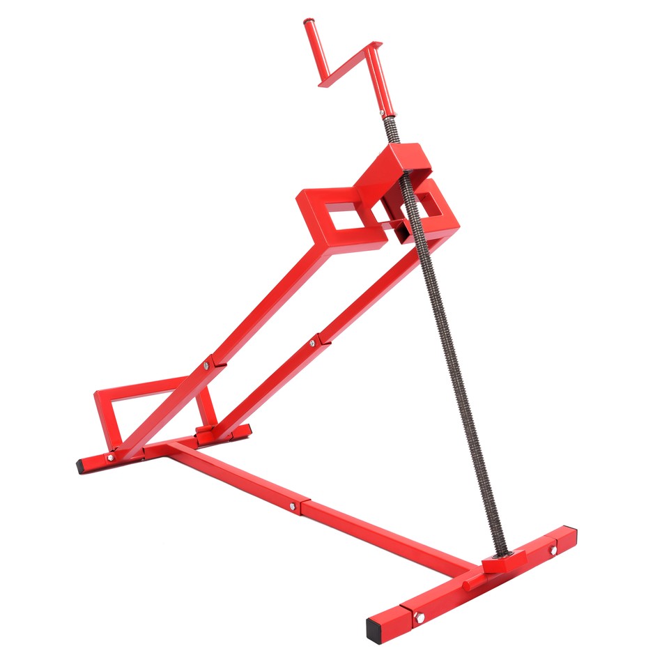 Heavy Duty Riding Mower Lift – 880 Lbs Capacity, Foldable Jack For Lawn Tractors & ATVs, Manual & Power Tool Handle