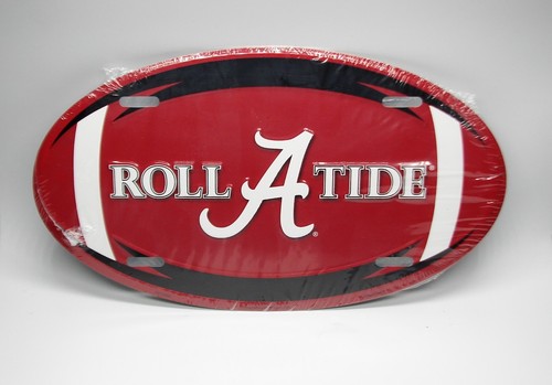Licensed ALABAMA CRIMSON TIDE EMBOSSED METAL CAR NOVELTY LICENSE PLATE - Picture 10 of 15