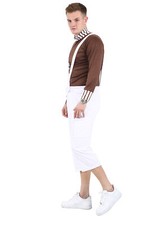 Adult Oompa Loompa Costume Umpa Lumpa Factory Worker Fancy Dress Bookweek Outfit