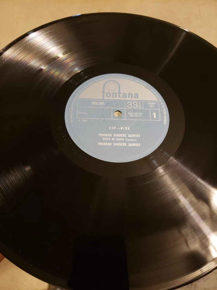 Pharaoh Sanders Quintet* – Pharaoh Sanders Quintet EX  UK FONTANA 1966  ESP-DISK - Image 3 of 4