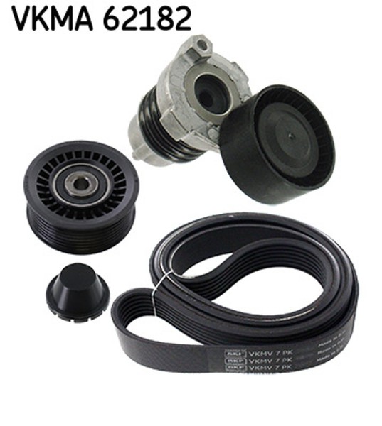 Keilrippenriemensatz Skf Vkma 62182 FüR Renault Clio 4 Captur 1 Megane 3 BZ0 JZ0-image
