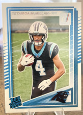 2025 Panini Donruss Rated Rookie #314 Tetairoa McMillan Carolina Panthers ROY