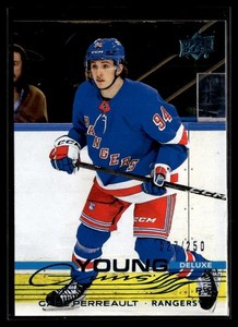 2025-26 Upper Deck Series 1 Young Guns Deluxe #202 Gabe Perreault /250