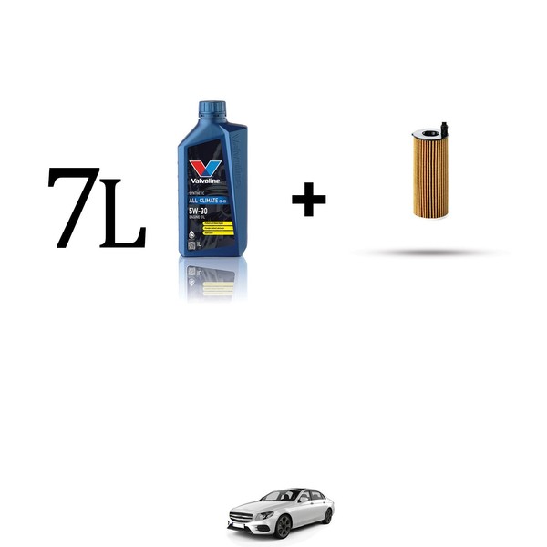 Set ÖLfilter Und 7L FüR Mercedes E Klasse (W213,S213,A213) E300 D Eq 195Kw Von-image