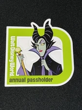 Disney Parks Annual Passholder Magnet - Maleficent - Original & Brand New