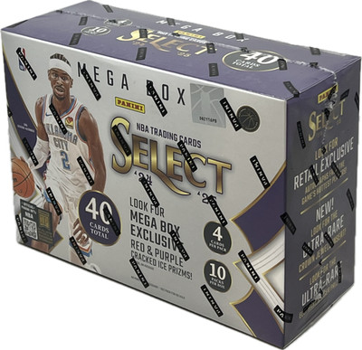 2024-25 Panini Select Basketball Mega Box (Red and Purple Cracked