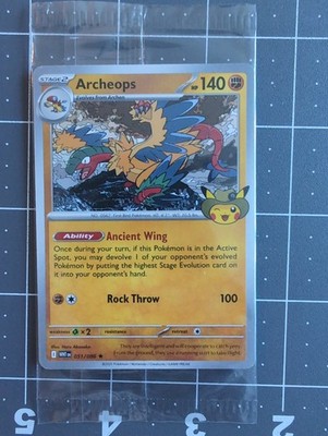 Pokemon Chicago Field Museum Fossil Exhibit Archeops Promo Card SEALED IN HAND 