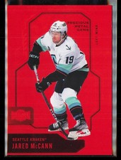 2024-25 SkyBox Metal Universe #91 Jared McCann Precious Metal Gems Red #/100