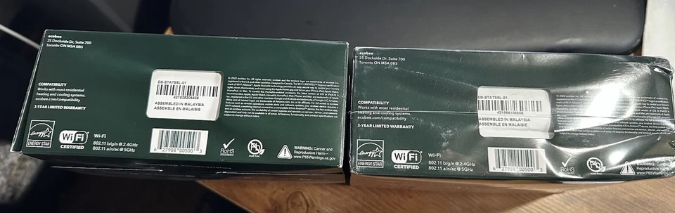 Termostato WiFi programable mejorado Ecobee Smart Foto 2 de 2