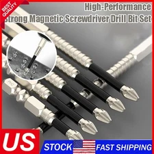 6X High-Magnetic Screwdriver Drill Bit Set Anti-Slip Electric Screwdriver Set