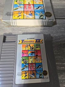 Track & Field II NES Nintendo Cartridge, Box, Sleeve & Styrofoam Nice Condition