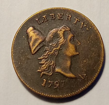 1797 Liberty Cap Half Cent Coin Modern Restrike