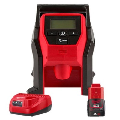 Milwaukee M12 BI-201 Reifenfüllset 12V Luftpumpe mit Ladegerät
