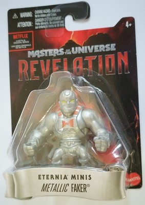 Masters Universe Revelation Eternia Minis Metallic Faker Figur