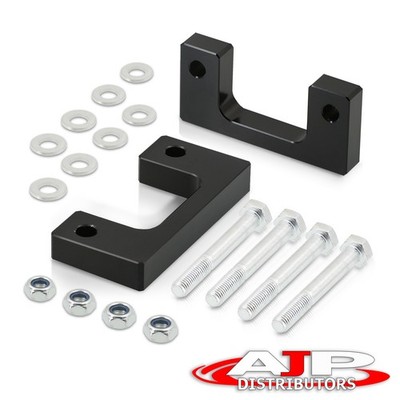 1'' Front Leveling Lift Kit Block Black For 2007-2023 Chevy Silverado Sierra 1500