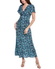 Faithfull The Brand Saturnia Silk Midi Dress Women's