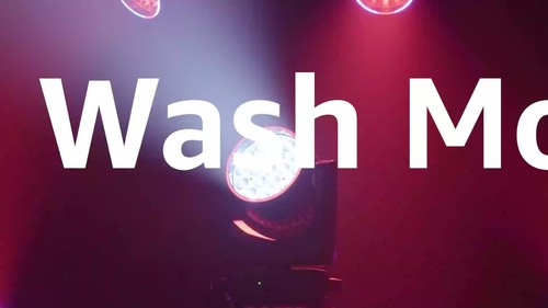 19x20W Moving Head Lights RGBW 4-in-1 LED Stage Light with Zoom Beam Wash Effect - Video 1 of 1