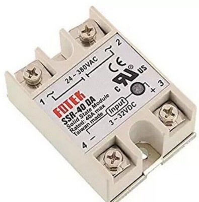 3-32V DC AC 24-380VAC SSR-40DA 40A Einzelne Phase Solid-State Relais Modul Contr