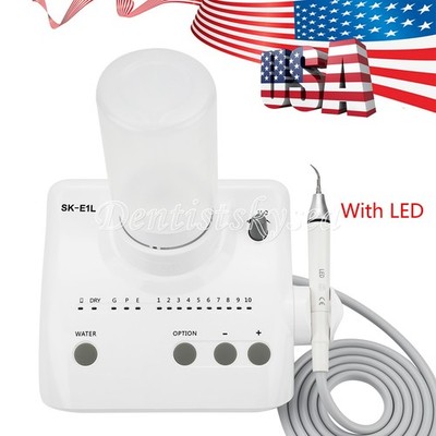 LED Dental Ultrasonic Piezo Scaler Handpiece Bottle Fit EMS Cavitron Woodpecker