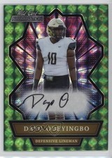 2021 Wild Card Alumination Auto Holo-Lux Green 15/45 Dayo Odeyingbo Auto 0nr3