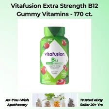 Vitafusion Extra Strength B12 Gummy Vitamins, 170 ct. Exp: 01/27
