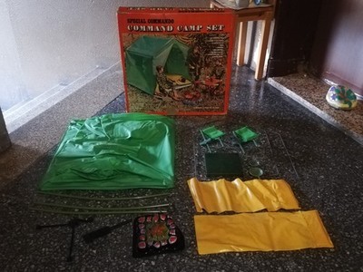 SPECIAL COMMANDO - COMMAND CAMP SET - KO - GIJOE - ACTION MAN BOXATO LOOK
