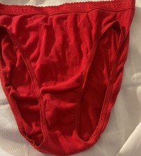Vtg victoria's secret cotton signature bikini panties size M Y2K 2000