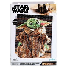 The Mandalorian Baby Yoda Star Wars Fuse Bead Deluxe Box Kit, 4000, Perler